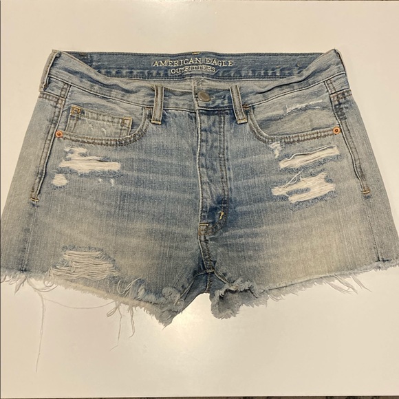 American Eagle Outfitters Pants - AE high waisted distressed jeans shorts